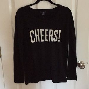 Gap Festive Lightweight Sweater Cheers! NWT